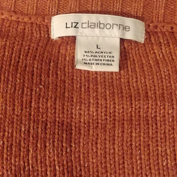 Liz Claiborne Sweater Sz L - Picture 2 of 4